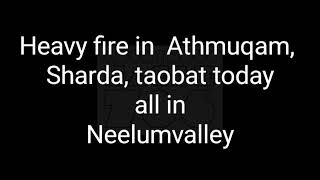 Heavy fire in Neelum valley  azadkashmirneelumvalley