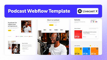 Podcast Website Template | Livecast X - BRIX Templates