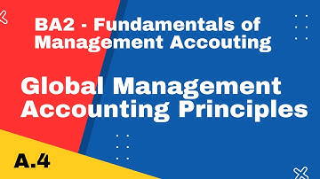 BA2 | Global Management Accounting Principles | CIMA | cimaselfstudy.com | Free CIMA Study Materials