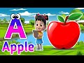 Phonics Song 2 with TWO Words in 3D - A For Airplane - ABC Alphabet Songs with Sounds for Children