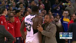 Draymond Green and Bradley Beal Get Ejected For Fighting During Warriors vs. Wizards screenshot 2