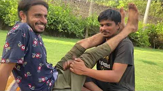 ASMR Full Body Massage_ with SURPRISER Armpit Tickle Attack_ 😂💆‍♂ ASMR WITH SABIR#Massage