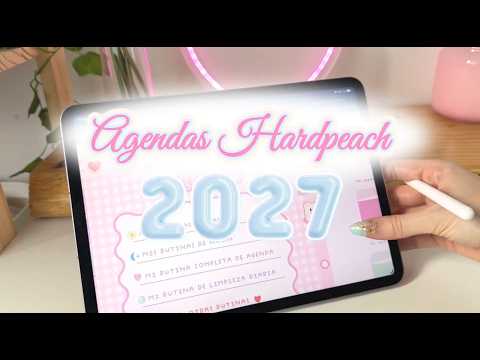 NUEVAS AGENDAS DIGITALES de HardPeach 🍑 | Agendas 2026/2027 & agendas 2027