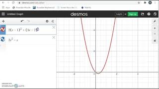MCR3U 2.1 Functions and Equivalent Algebraic Expressions