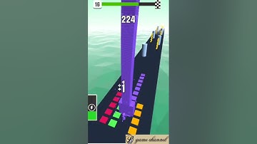 stack colors 😉😉 gameplay // l game channel // android & ios gameplay 6443 #mobilegame #shorts