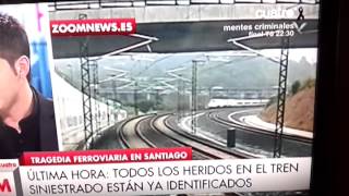 Tragedia en Galicia con el Ave. Todos con Galicia.