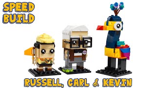 Speed Build | Lego Brickheadz 40752 Carl, Russell & Kevin | Disney | Up | Stop Motion