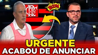 💥BOMBA AGORA ADEUS TITE! NOVO TREINADOR DEFINIDO APÓS O JOGO! ÚLTIMAS NOTÍCIAS DO FLAMENGO