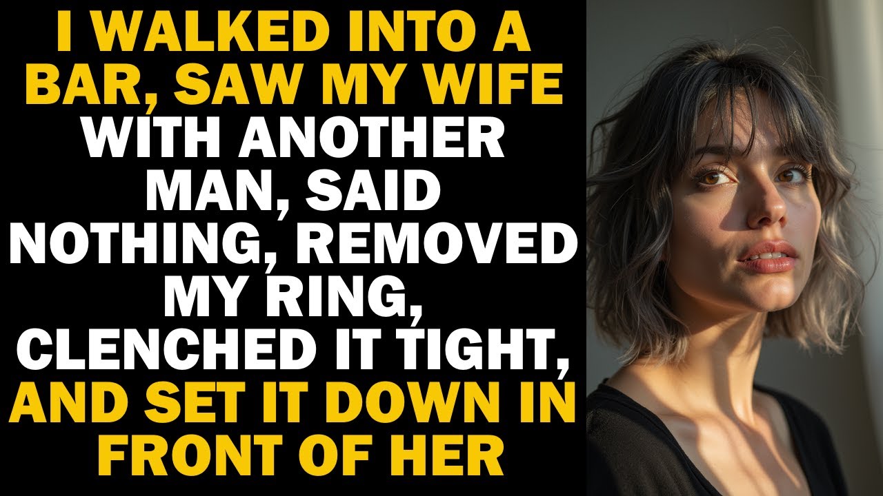 Я зашёл в бар, застал жену с другим мужчиной и ушёл, не сказав ни слова.