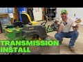 How to Install Zero Turn Hydrostatic Hydro-Gear Transmission (John Deere Z255 Lawn Mower)
