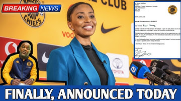 No more rumours, Kaizer Chiefs management announced Pitso Mosimane as a new team coach today