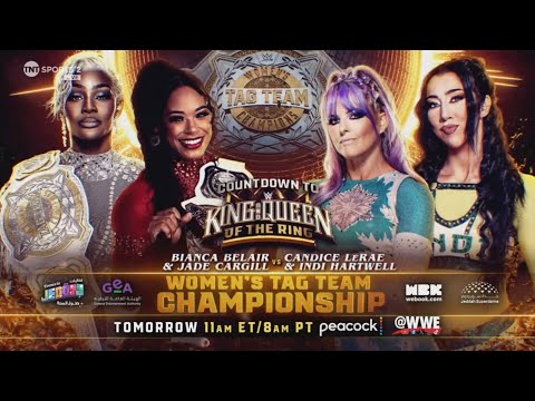 Bianca Belair & Jade Cargill vs Candice LeRae & Indi Hartwell