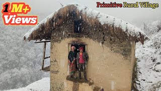 Very Heard Daily Lifestyle of Nepali Himalayan Village After Heavy Snowfall | PrimitiveRuralVillage