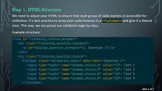 Validating Your Form with Only Classes: A Simple Guide to Radio Button Validation in JavaScript