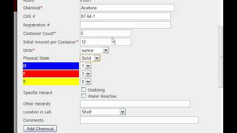 OARDC Chemical Inventory Training Video