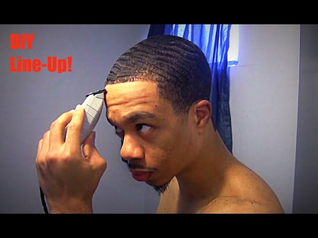 Give Yourself A Line Up How To Cut Your Own Hair Line Up Shape Up Edge Up Youtube