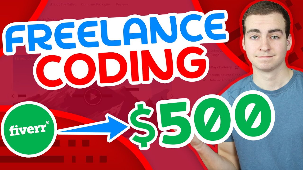 เว็บ freelance  2022 Update  How I Made My First $500 From Freelance Coding - Using Fiverr