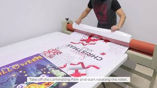 How to use cold laminator?