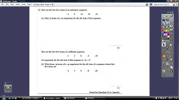 23) Edexcel GCSE Higher Tier Paper 2 - 13 June 2014 (Error Q14)