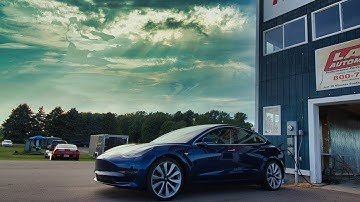 Tracking a Tesla Model 3 Performance: Gingerman Raceway Session 3