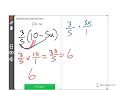 Multiplying Fractions and Expressions