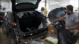 2021 Mazda CX-30 how to take the back bumper and taillight off