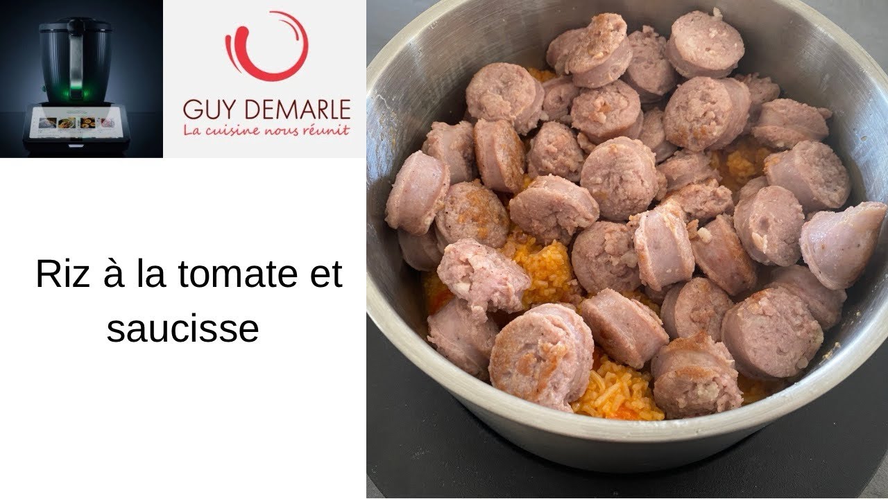 Riz à la tomate et saucisse 
