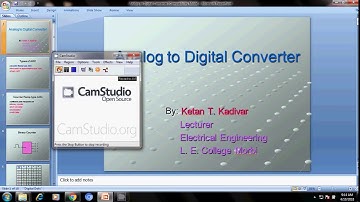 Counter Ramp type Analog to Digital Converter