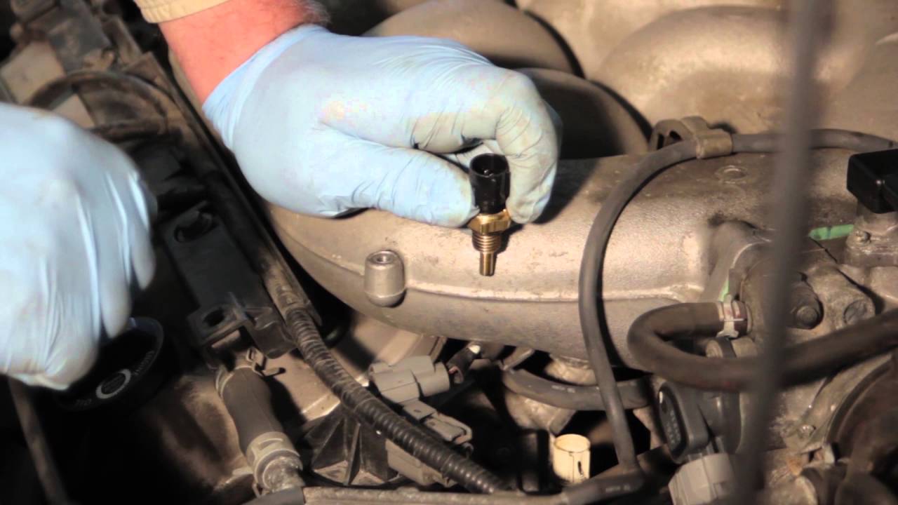 Honda 3.5L Coolant Temperature Sensor Replacement - YouTube