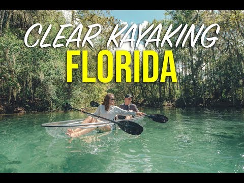 Clear Kayak Tours In Florida Get Up And Go Kayaking Youtube