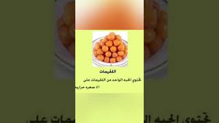 سعرات حرارية لبعض الاطعمه والعصائر الرمضانية