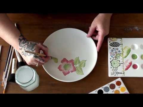 Video: Cara Melukis Porselen