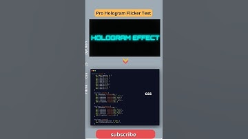 Sci-Fi Hologram Text in Just 60 Seconds! 👨‍💻🔮