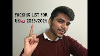 Things To Pack While Coming To Uk . Packing List For International Students  2023/2024