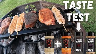 Kosmos Steak Seasoning Cook & Taste Test | Open Fire Cooking #bbq #bbqgrill #steak