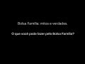 O que você pode fazer pelo Bolsa Família?