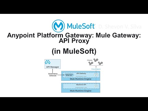Anypoint Platform Gateway: Mule Gateway: API Proxy (in MuleSoft)
