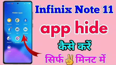 How To Hide App in Infinix Note 11 | Infinix Note 11 Me App Hide Kaise Kare | Infinix Note 11
