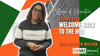 FAMU College of Education | Spring 2021 | Dean Allyson Watson
