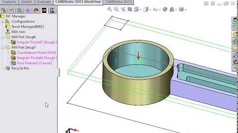02 CAMWorks 2 5 Axis Milling   29 Part Exercise   A