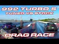 ENOUGH TO BEAT THE 720S & F8? * Modified Porsche 992 Turbo vs Stock DRAG RACE