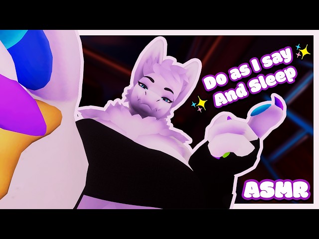 Furry ASMR - Follow My Instructions For Soft Fluffy Sleep (Eyes Closed or Open)