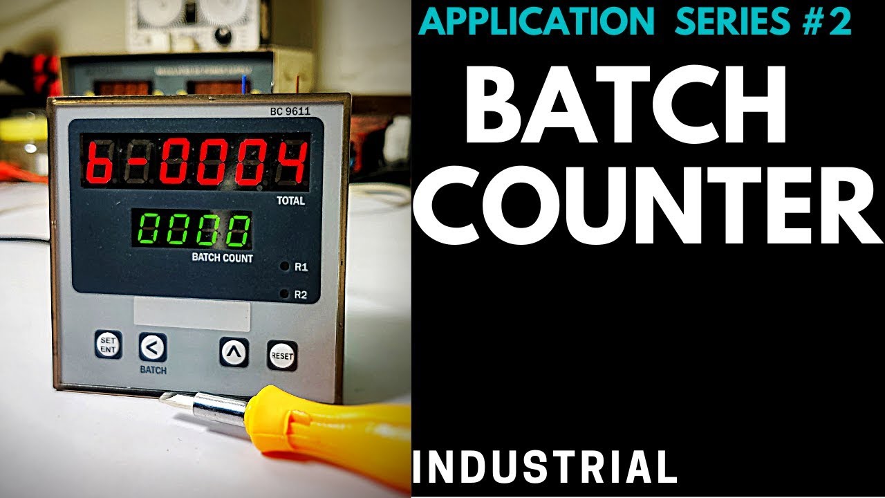 What is Batch Counter? II Sensor Wiring and Working II - YouTube