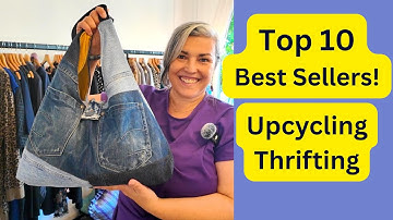 10 top best sellers! Upcycling clothing and sewing bags for my boutique in Amsterdam!