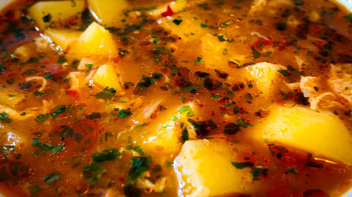 How to cook a delicious Sour Potato Soup with Smoky Bacon