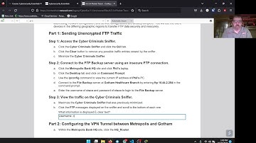 Cybersecurity Essentials Packet Tracer 4.3.3.4 – Configuring VPN Tunnel Mode