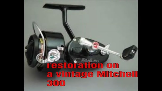 How to set the bail spring on a Mitchell 300 spin fishing reel and how to  reassemble the entire reel 