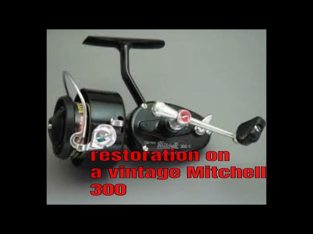 How to service the iconic vintage Garcia Mitchell-300 spinning reel  restoration 