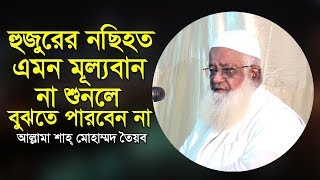 হুজুরের নছিহত এমন মূল্যবান না শুনলে বুঝতে পারবেন না | Shah Mohammod Toiyob | শাহ মোহাম্মদ তৈয়ব screenshot 4