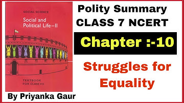 L:-10 Class 7th Civics | Struggles For Equality